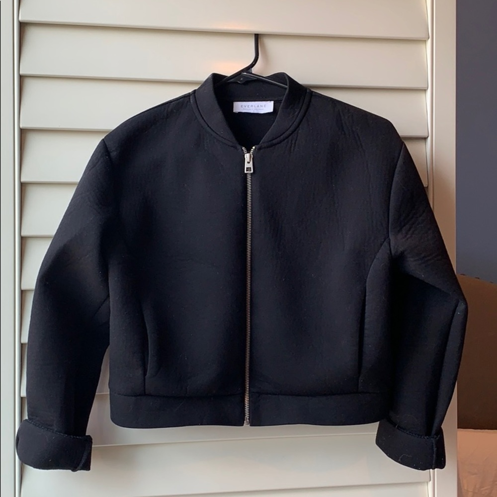 Everlane knit bomber jacket